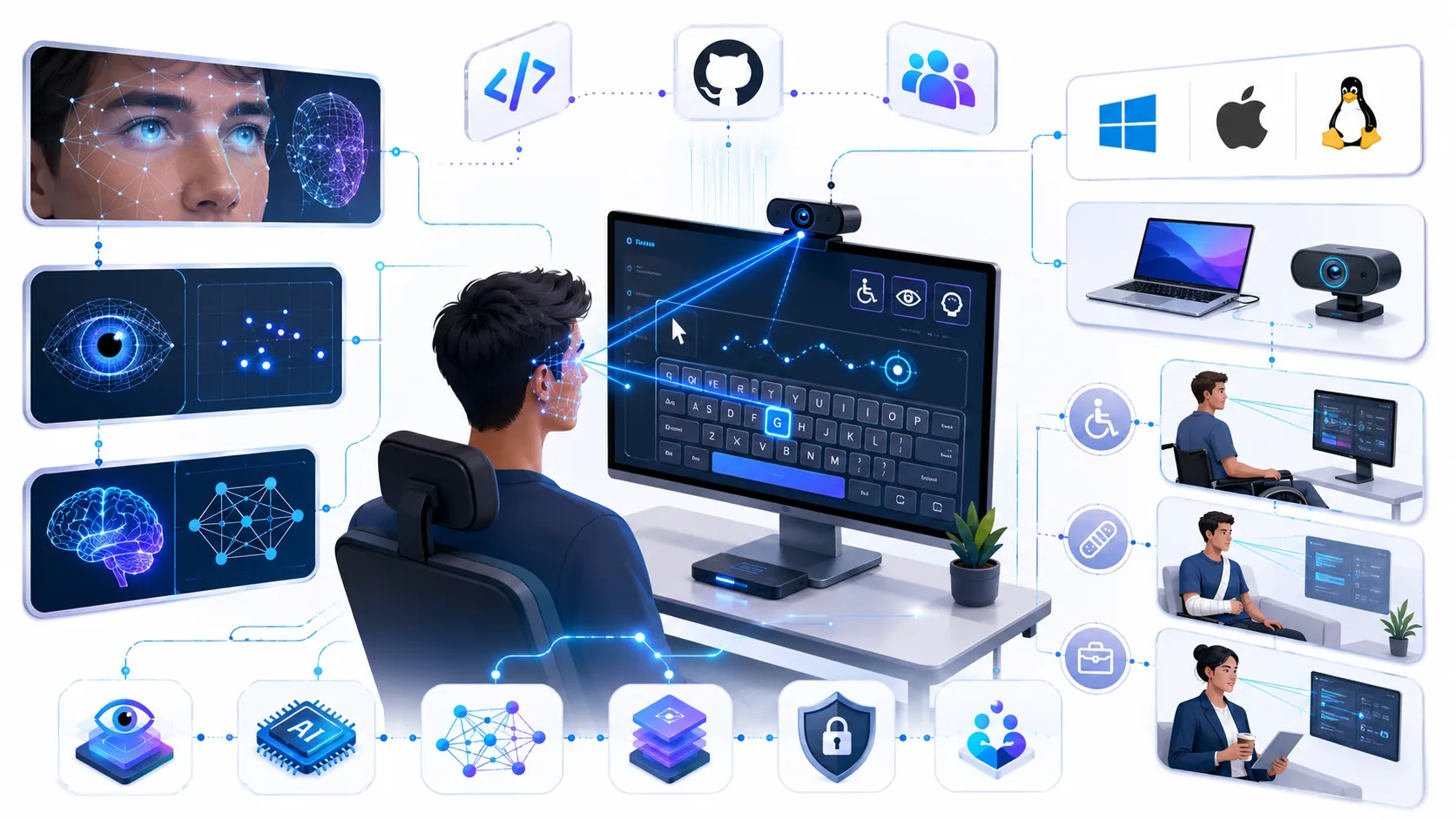 EyeComm — Eye-Gaze Communication System